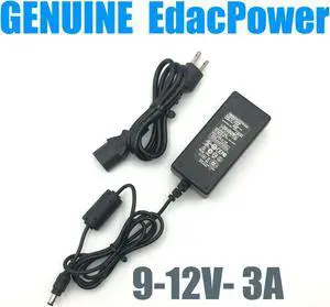 Original EdacPower EA10301 AC/DC Adapter Power Supply 9V-12V 3A w/PC