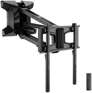 Motorized Pull-Down Full-Motion Above Fireplace Mantel Tv Wall Mount 37" To 70"