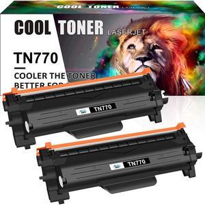 2PK TN-770 TN770 Toner Compatible for Brother HL-L2370DW HL-L2370XL MFC-L2750DW - OEM