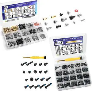 502Pc Motherboard Standoffs Screw Kit Basic Computer Screws Set For Hdd Hard Drive, Cd-Rom, Atx Case | For Diy & Repair 400Pcs Laptop Screws W/Blue Nylok 20 Sizes Titanium Nitride Screw