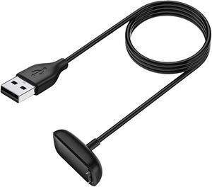 Luxe/Charge 5 Smart Watch Charger Cable Compatible With Fitbit Luxe Chargers/Fitbit Charge 5 Charging Usb Cord Replacement Accessories For Fitbit Luxe Wellness Fitness Tracker -3.3 Ft Long