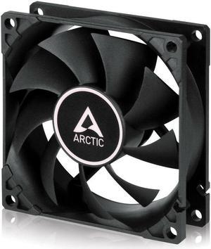 ARCTIC F8 Silent (Black) 80 mm Case Fan Cooler Computer Almost inaudible PC