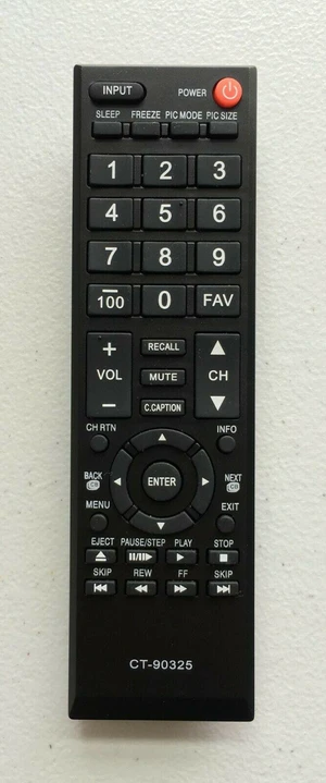 New USBRMT Remote for CT-90325 Toshiba 19"-65" LCD LED TV For 55HT1U 55S41 New USBRMT Remote for CT-90325 Toshiba 19"-65" LCD LED TV For 55HT1U 55S41