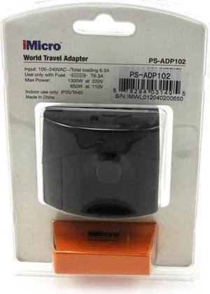 iMicro - PS-ADP102 - Travel Adapter