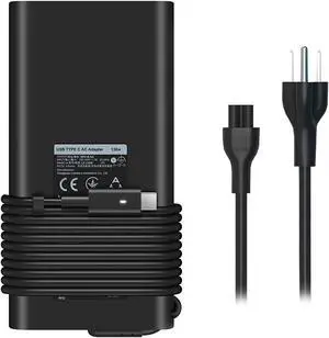 130W Dell Laptop Charger Usb/Type C Replacement For Dell Precision 5530 Dell Xps 15 9575 2-In-1 9570 9500 Xps 17 9710 9700 Power Supply Adapter Cord