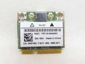 Dell Vostro 3500 15.6" Wireless WiFi Card BCM94313HMG2L 0K5Y6D K5Y6D
