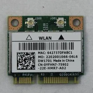 Genuine Dell Inspiron 15R N5110 Laptop Wifi Wireless Card 0YFHN7 YFHN7