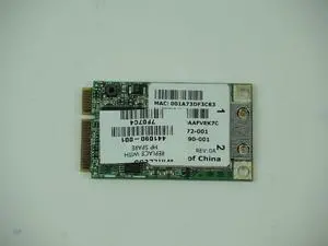 HP Compaq Presario A900 C700 F700 Wireless Mini PCI Express WIFI Card 441090-001