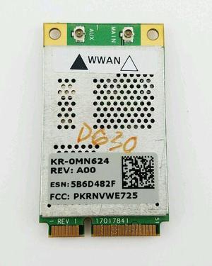 Dell Mn624 Wireless Mobile Broadband 572 0 Mini Pci Express 3.1 Mbps