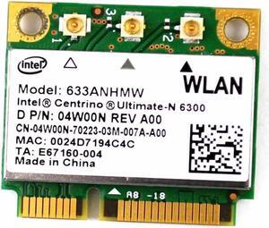 Genuine Alienware M17xR2 R3 M18X Wifi 633ANHMW Ultimate-N 6300 4W00N