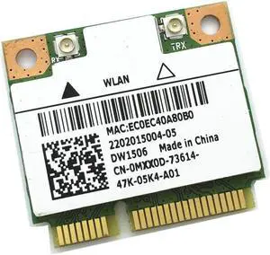 Dell DW1506 WLAN half WiFi mini Card AR5B125 AR9485 MNRG4