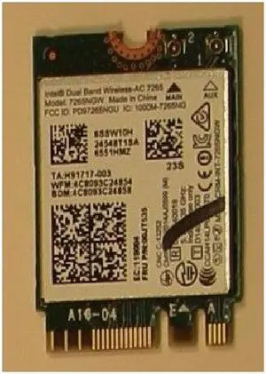 Lenovo 00JT535 OEM Wireless WIFI 802.11ac Card 4.0 WLAN Bluetooth 7265NGW