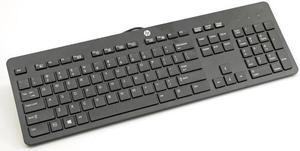 New HP USB Wired SK2120 104 Key Standard Keyboard KU1469 - 803181-001