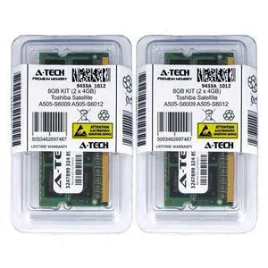 8GB KIT 2 x 4GB Toshiba Satellite A505-S6009 A505-S6012 A505-S6014 Ram Memory 8GB KIT 2 x 4GB Toshiba Satellite A505-S6009 A505-S6012 A505-S6014 Ram Memory