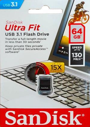 SanDisk 64GB USB 3.1 64G SDCZ430 Ultra Fit 130MB/s SDCZ430-064G Flash Pen Drive