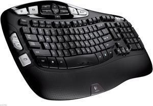 Logitech Wireless Keyboard K350 w/ USB Unifying Receiver - Black 920-001996