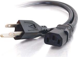 C2G 8ft 16 AWG Universal Power Cord (NEMA 5-15P to IEC320C13)