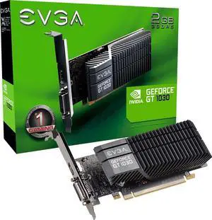 EVGA - NVIDIA GeForce GT 1030 SC 2GB GDDR5 PCI Express 3.0 Graphics Card - Black