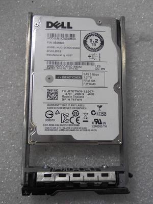 T6TWN Dell 1.2TB 10K 6Gb/s SAS 2.5'' HDD For PowerEdge R320 R420 with Tray