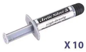 Arctic Silver Arctic Silver 5 Thermal Compound 3.5 Gram - Lot of 10 AS5-3.5G X10 Arctic Silver Arctic Silver 5 Thermal Compound 3.5 Gram - Lot of 10 AS5-3.5G X10
