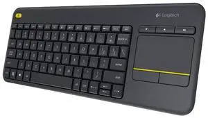 Logitech K400 Plus Wireless Touch Keyboard with Touchpad for PC connected TVs Logitech K400 Plus Wireless Touch Keyboard with Touchpad for PC connected TVs