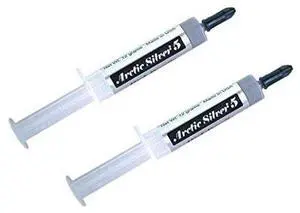Arctic Silver 5 Syringe Thermal Compound 12.0 Gram Tube 2 Pack AS5-12G X2