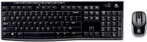 Logitech - MK270 Full-size Wireless Membrane Romer-G Keyboard and Mouse