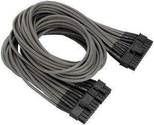 Thermaltake AC-009-CNONAN-PG Individually Sleeved 20+4Pin ATX Cable ? Grey