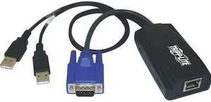 Tripp Lite KVM Switch USB Server Interface Unit Virtual Media HD15 USB RJ45