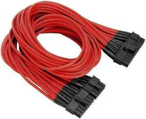 Thermaltake AC-009-CN3NAN-PR Individually Sleeved 20+4Pin ATX Cable ? Red