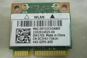 DELL Inspiron 17-5748 Series 17.3" OEM Wireless WiFi Bluetooth Card C3Y4J Tested