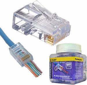 Platinum Tools 202010J EZ-RJ45 Cat6+ Connector, 100 Piece