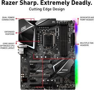 MSI MPG Z390 GAMING EDGE AC Intel Z390 1151 LGA ATX M.2 Desktop Motherboard