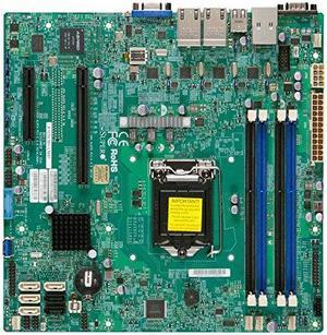 Supermicro Micro ATX DDR3 1600 LGA 1150 Motherboards X10SLM+-LN4F-O