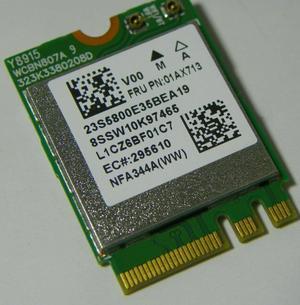 New Lenovo 01AX713 Atheros QCNFA344A Dual Wireless 802.11ac BT NGFF