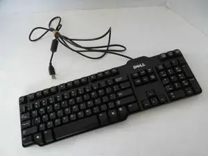 Dell Wired Black USB Keyboard L100 RT7D50 SK-8115 DJ331 J4624 W7658 RH659 J4628
