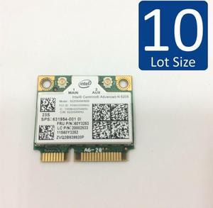 Lot of 10 Lenovo T420 T430 T530 Wireless N 6205 Wifi Card 60Y3253