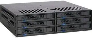 NEW Icy Dock MB326SP-B ExpressCage Drive Enclosure Express Cage 6  2.5in