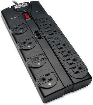 NEW Tripp Lite TLP1208TEL 12-outlet Surge Suppresor Suppressor/Protector Protect