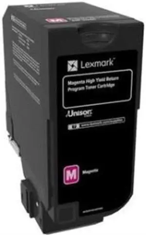 Lexmark 84C1HM0 MAGN RET PROG TONER CART HIYLD 16K CX725 Lexmark 84C1HM0 MAGN RET PROG TONER CART HIYLD 16K CX725