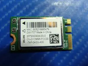 Dell Inspiron 11.6" 11-3168 Genuine Wireless WIFI Card YCM9R QCNFA335 GLP*