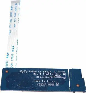 New Keyboard Controlle Board For Dell XPS 13 9343 9350 9360 ZAZ00 LS-B442P 1N2X6 01N2X6