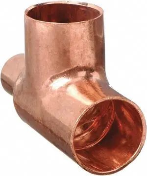 Nibco Reducing Tee,  Wrot Copper,  1-1/2" x 1-1/4" x 1-1/2",  C x C x C