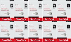 10X Sandisk Ultra Luxe 32Gb Usb 3.1 Sdcz74 150Mb/S Flash Pen Drive Sdcz74-032G