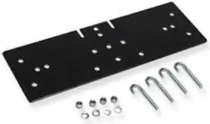 ICC ICCMSLRRBK Relay Rack Bracket Runway Kit Black 12" For Ladder Rack Systems