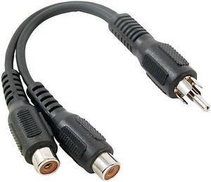 RCA AH25R RCA Y-Adapter (1 Male to 2 Females)