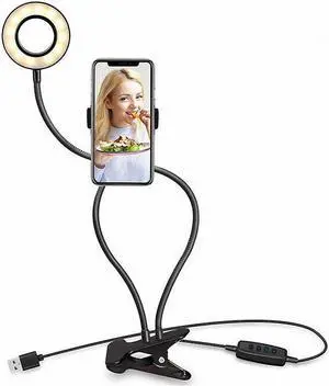 CuTech LED Ring and Phone Holder Home Streaming Kit