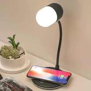 Xtreme Time Adjustable LED Lamp with Wireless Speaker and Charging Pad