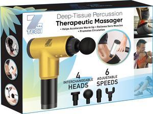 ZTECH Metallic Massage Gun with 4 Attachments