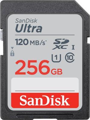 SanDisk Ultra SDXC Memory Card 256GB Class 10UHSI 120MBS